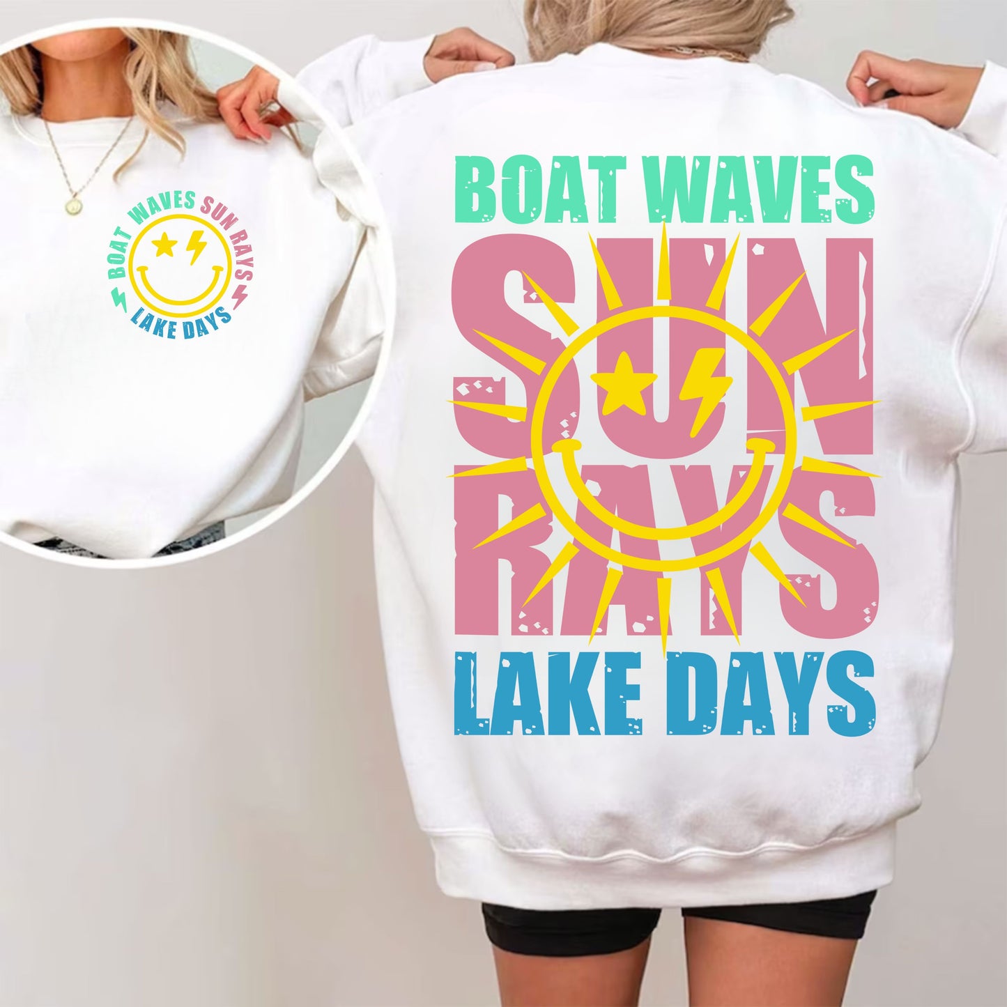 Custom double print sweatshirts