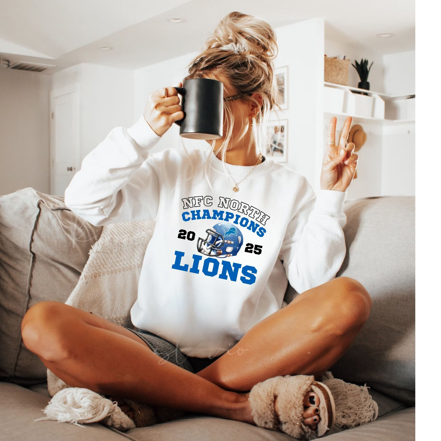 NFC CHAMPIONS LIONS FOOTBALL SWEATSHIRT
