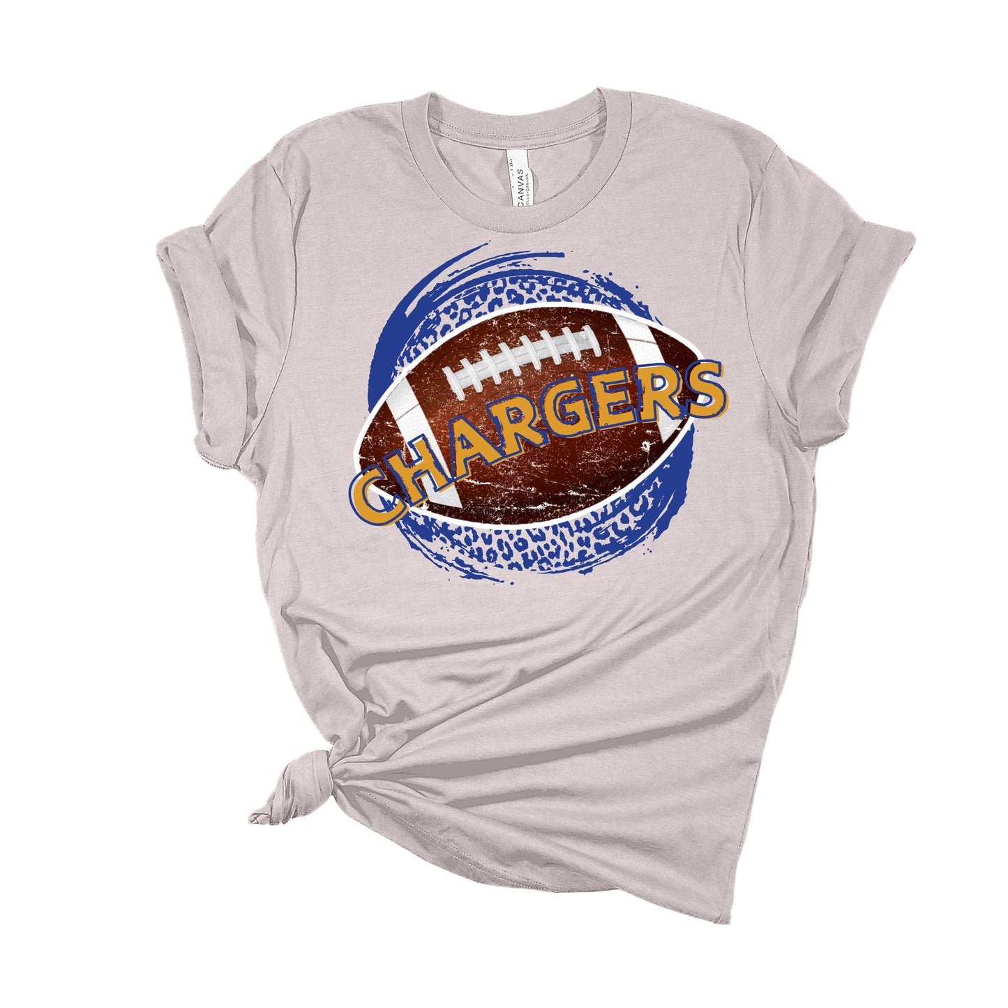 CHEETAH FOOTBALL WITH SCHOOL NAME (CAN BE CUSTOMIZED FOR ANY SCHOOL)