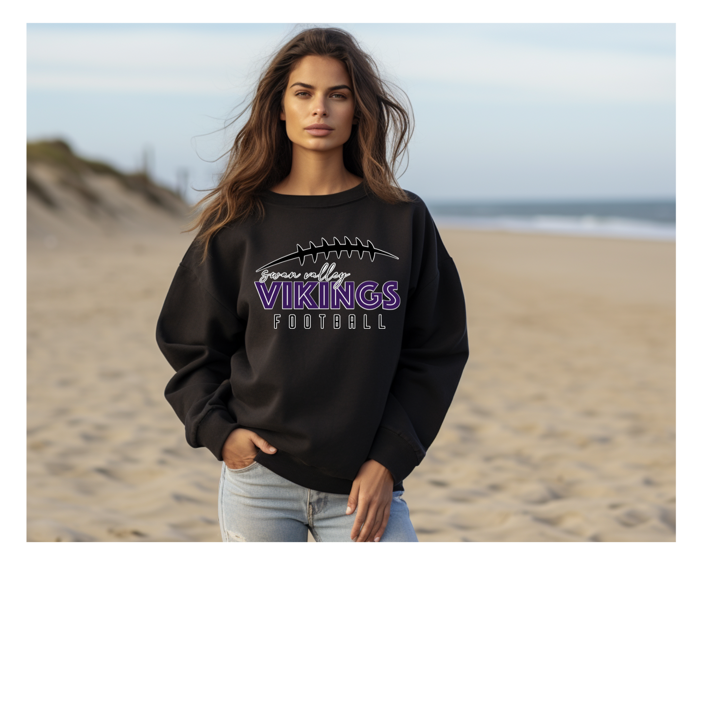 VIKINGS  FOOTBALL SWEATSHIRT