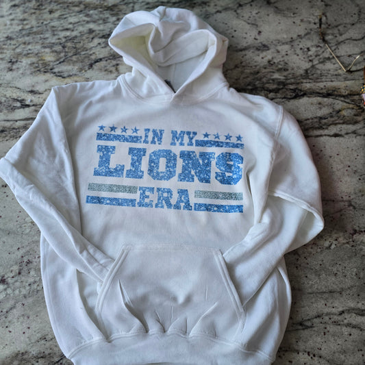 In my LIONS ERA FOOTBALL SWEATSHIRT