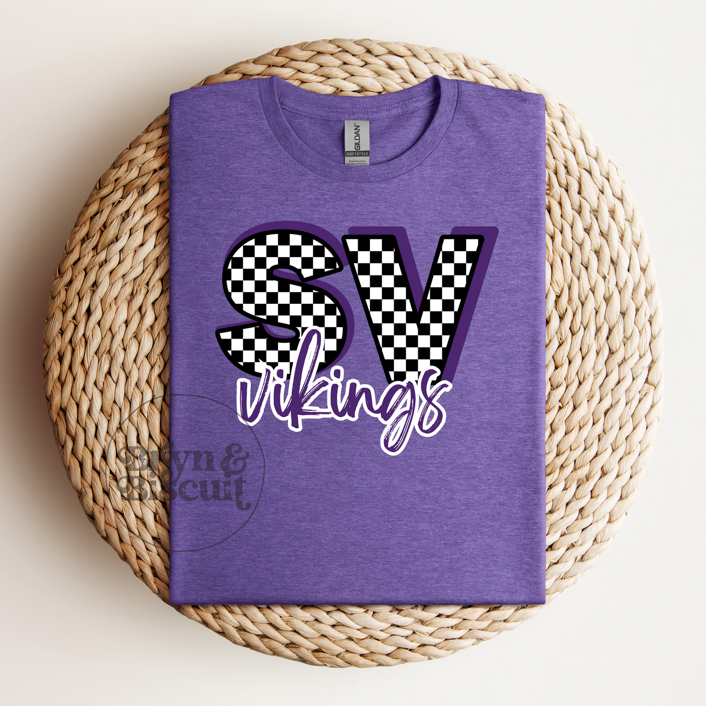 Swan Valley Checkered T-shirt