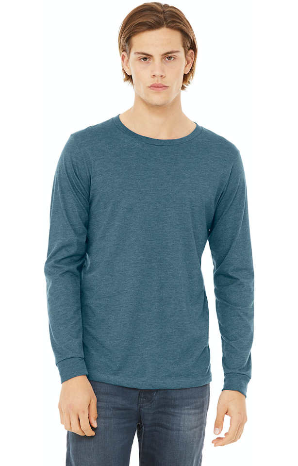 Long sleeve Bella canvas CUSTOM SUBLIMINATION ADULT UNISEX (LEAVE DESIGN INFO IN NOTES AT CHECKOUT)