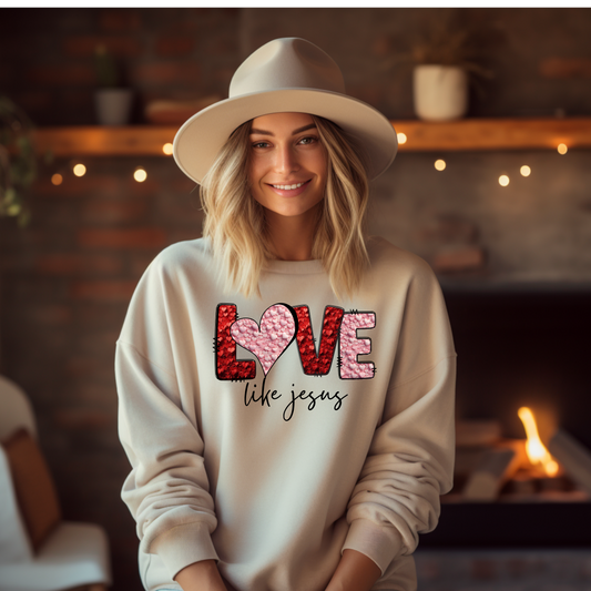LOVE like jesus Sweatshirt