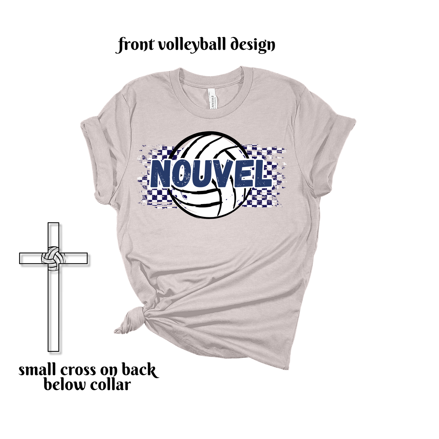 NOUVEL VOLLEYBALL (CAN BE CUSTOMIZED FOR ANY SCHOOL)