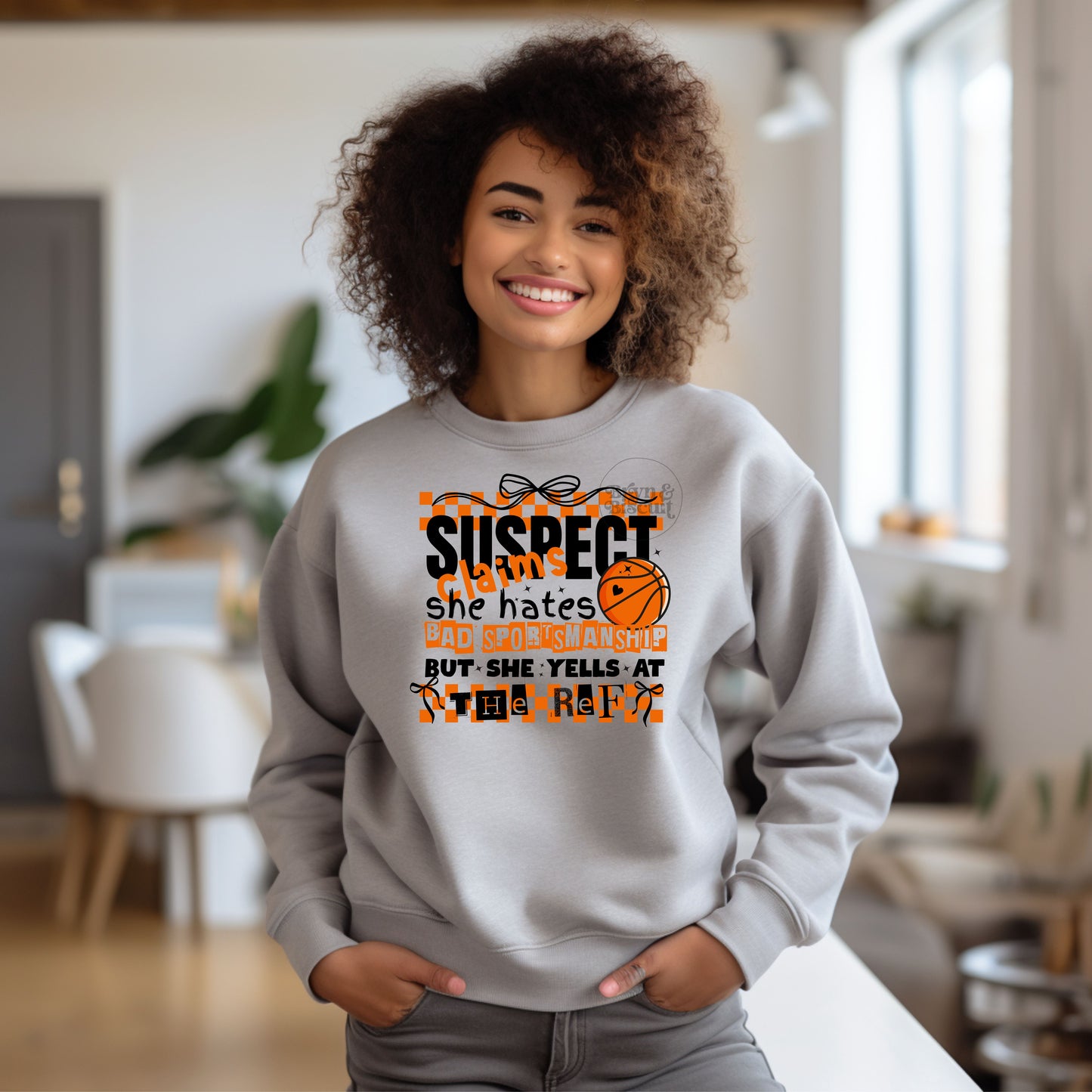 Suspect claims she hates bad sportsmanship but yells at the ref