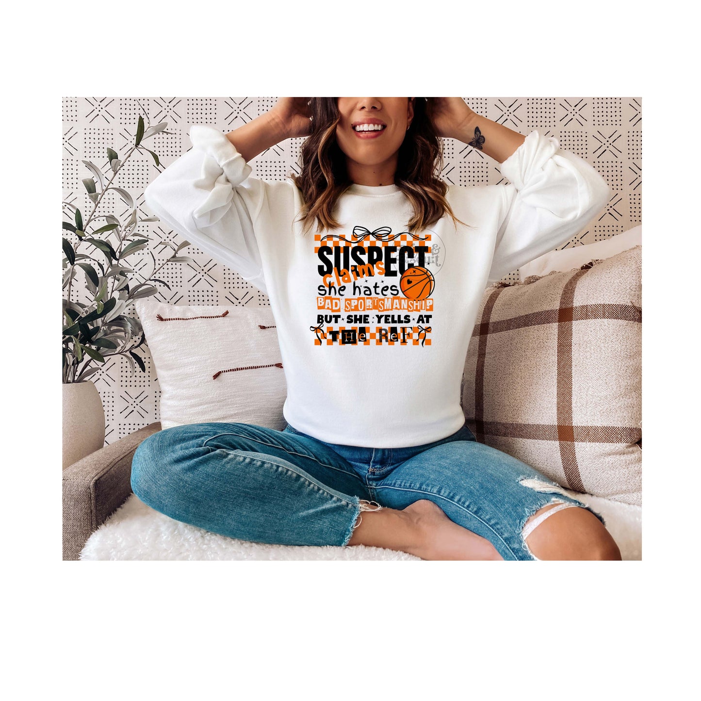 Suspect claims she hates bad sportsmanship but yells at the ref