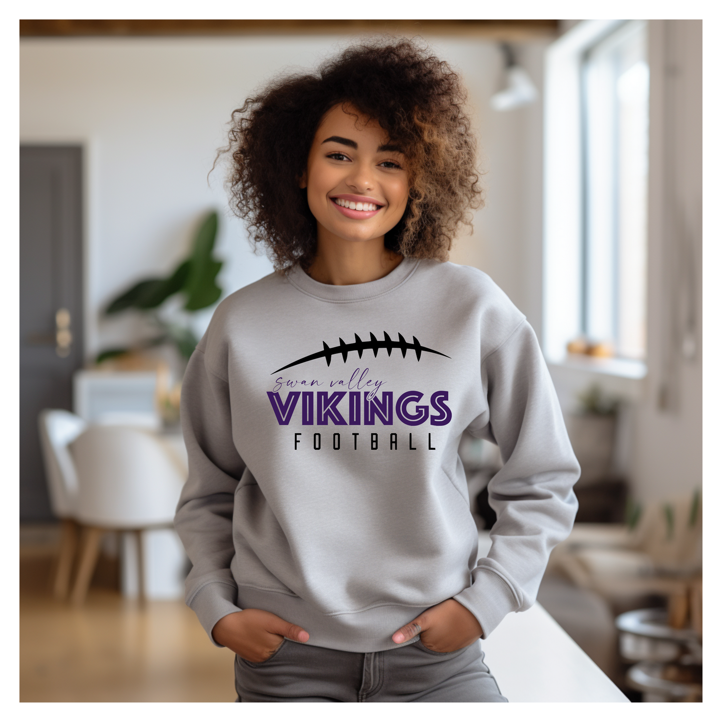 VIKINGS  FOOTBALL SWEATSHIRT