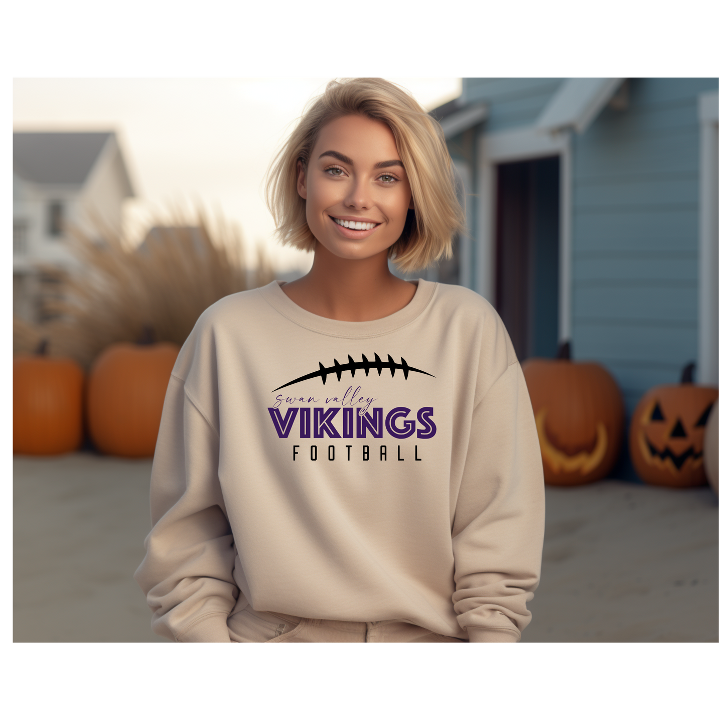 VIKINGS  FOOTBALL SWEATSHIRT