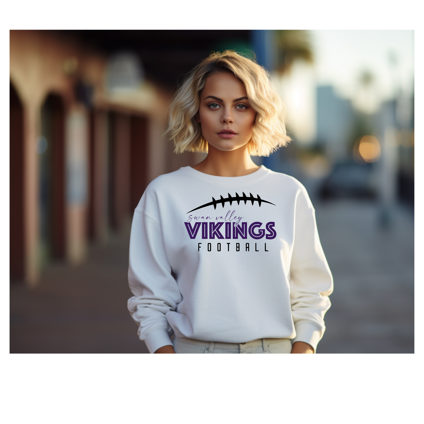 VIKINGS  FOOTBALL SWEATSHIRT