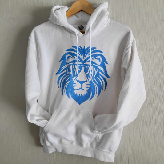 LIONS DISTRRSSED FOOTBALL SWEATSHIRT